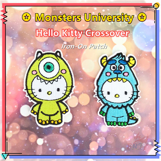 1 Sticker Ủi Thêu Hình Mèo Hello Kitty