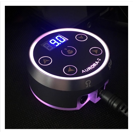 Bộ Nguồn Aurora-2 Cho Máy Xăm Có Màn Hình LED Cảm Ứng