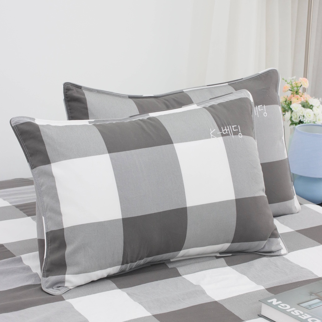 Vỏ gối nằm chần bông K-Bedding by Everon KPCD công nghệ nhuộm sợi Yarn Dyed, kích thước 45*65cm