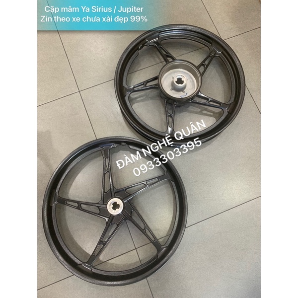 Cặp mâm Ya Sirius / Jupiter màu đen zin theo xe chưa xài đẹp không trầy 99% 💰 2,000,000 VND / 1 cặp y hình