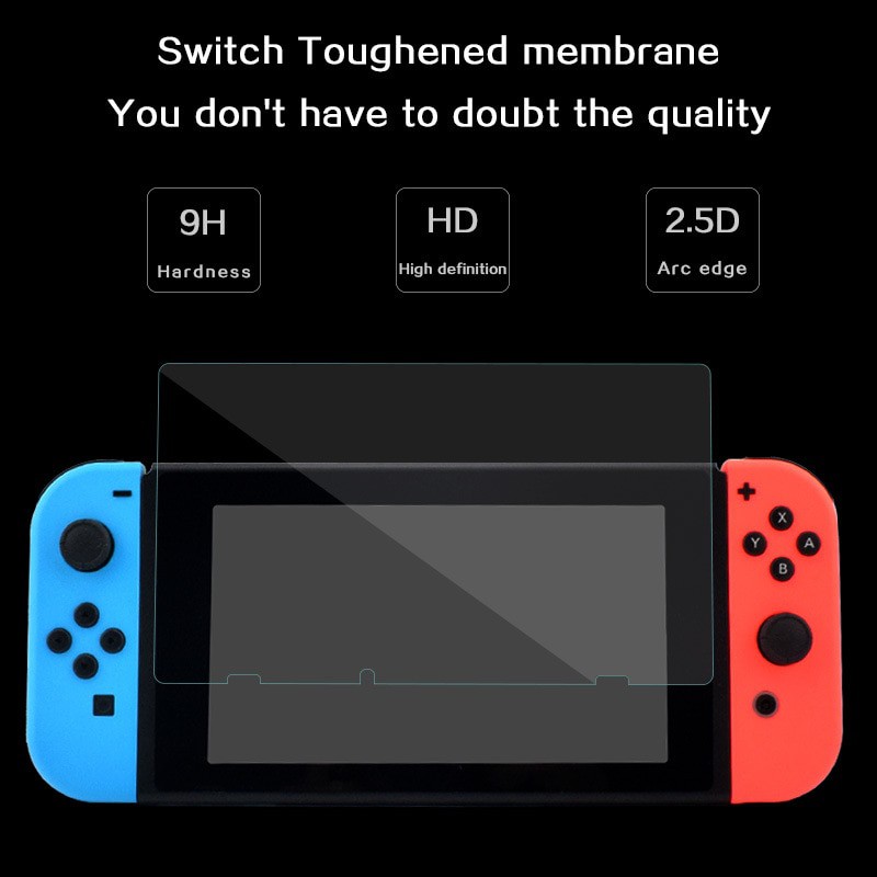 Lammcou 2pack 2019 New Screen Protectos Anti-Scratch Protective Cover Compatible with Nintend Switch NS LCD Screen Protection Skin