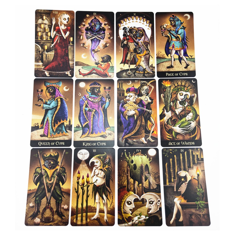 Bộ 78 Thẻ Bài Tarot Tiếng Anh Phiên Bản Tiếng Anh