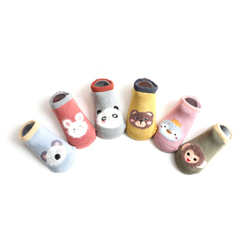 Vớ Chống Trượt Hình Hoạt Hình Dễ Thương Cho Bé Sơ Sinh