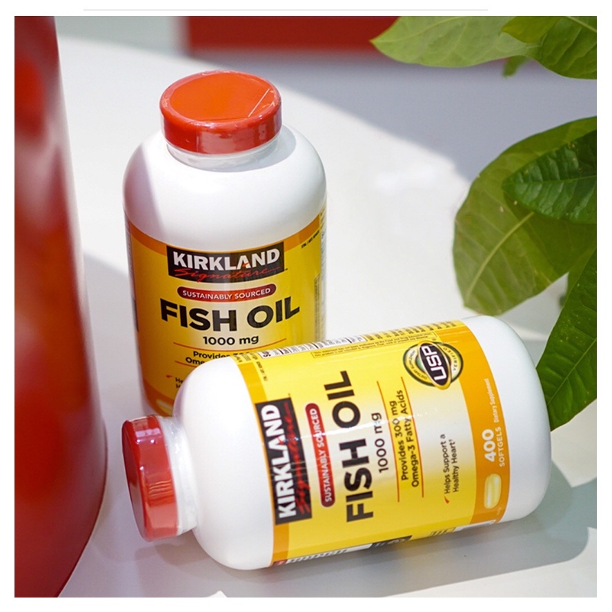 Viên Uống Fish Oil Dầu Cá Kirkland 400 Viên
