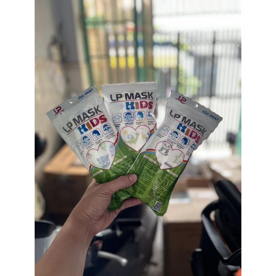 Khẩu Trang Trẻ Em KF94 LP Mask Kids Kháng Khuẩn, An Toàn Cho Bé