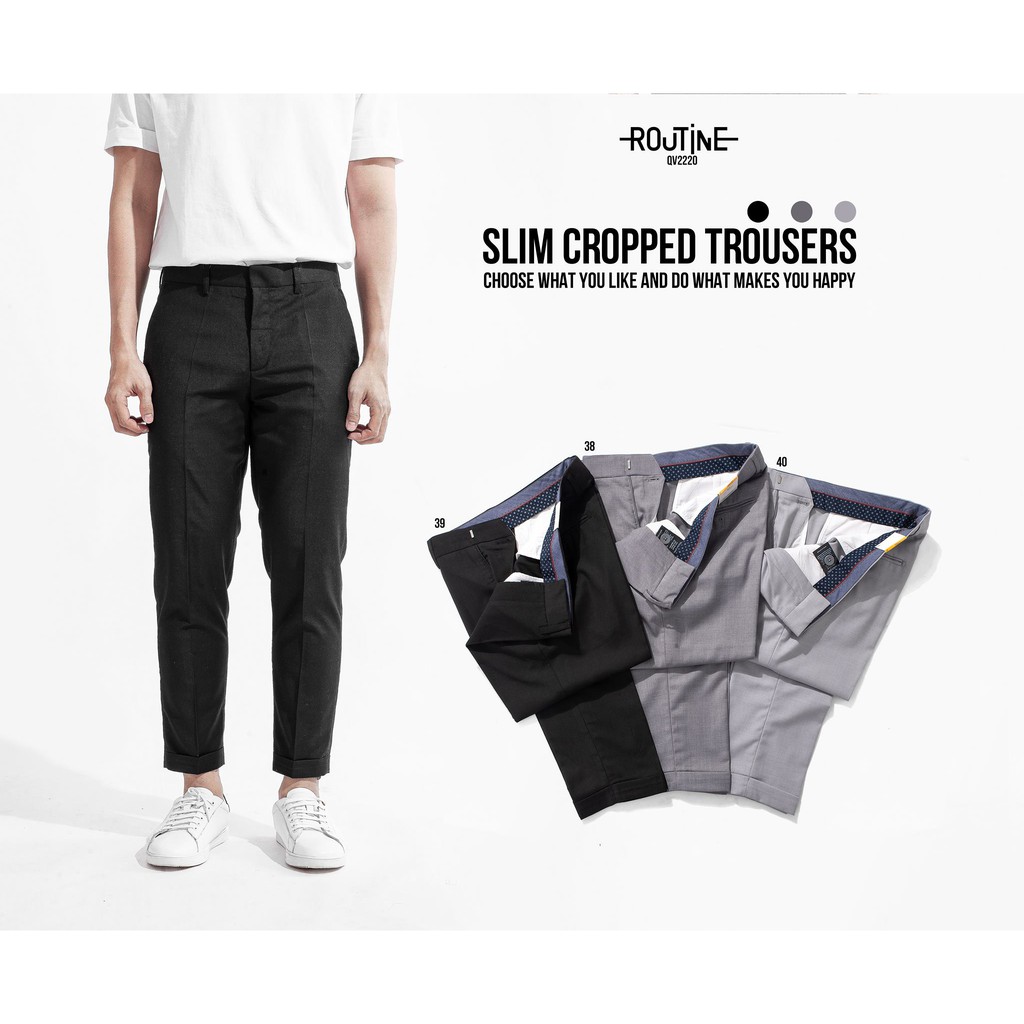 Phong Cách Mới - Quần Tây Lật Lai ROUTINE | SlimFit | có co giãn nhẹ - B inbox để tư vấn size trước khi đặt hàng nhé !