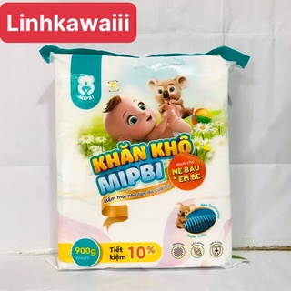 Khăn vải khô đa năng cao cấp Mipbi bịch 900G