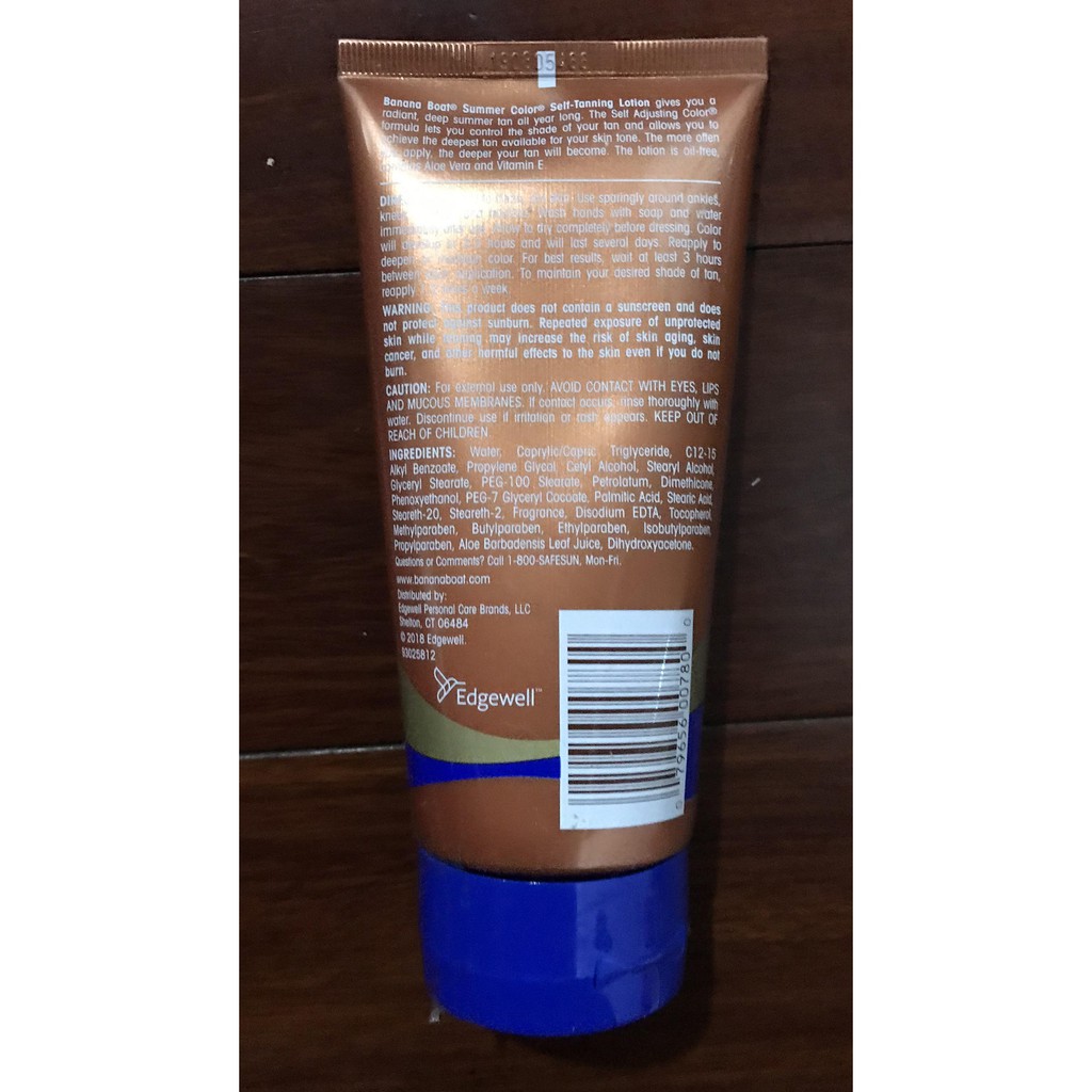 Dưỡng thể giúp rám da tức thời Banana Boat Self Tanning Sunless Lotion for a Natural Looking Tan Light Medium 177ml (Mỹ)