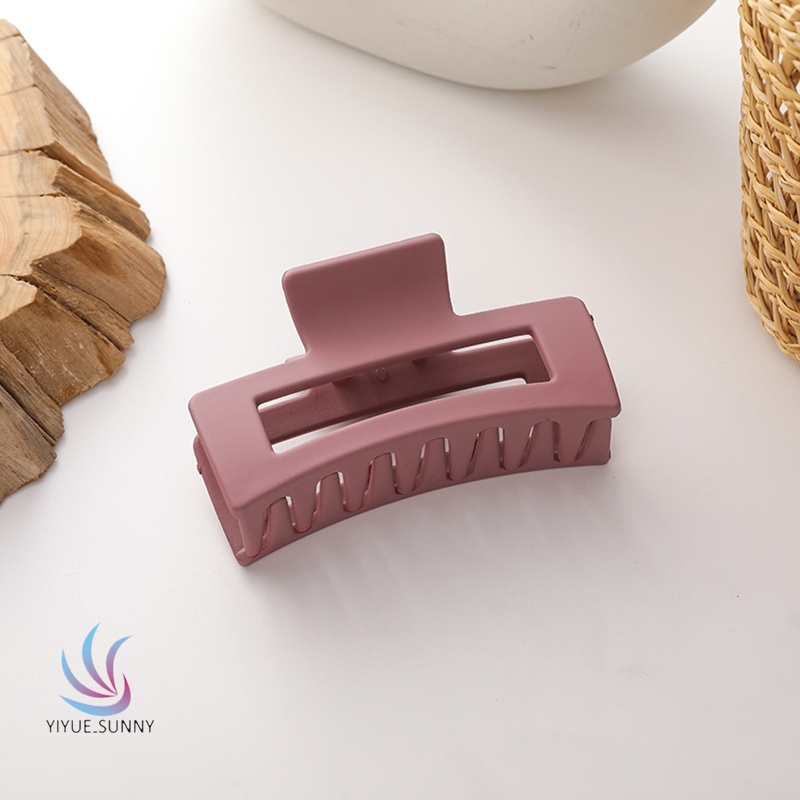 Kẹp Tóc Càng Cua Màu Nhám Cỡ Lớn Phong Cách Hàn Quốc Thời Trang Cho Nữ