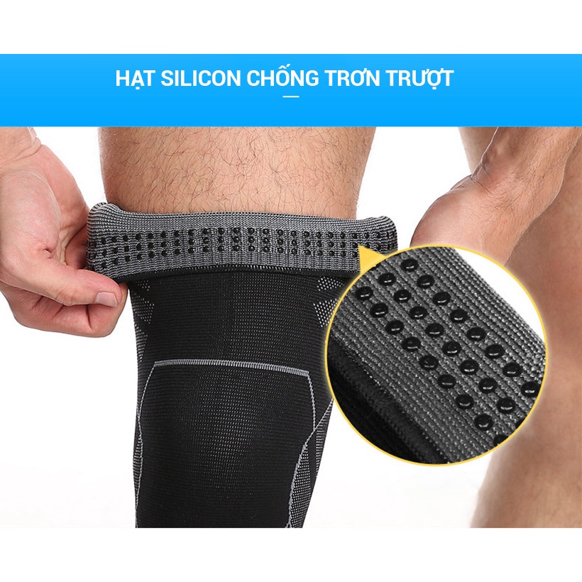 Đai Bó Ống Bọc Ống Chân Giảm Chấn Thương, Chống Nắng, Giữ Ấm Thể Thao Aolikes AL7060