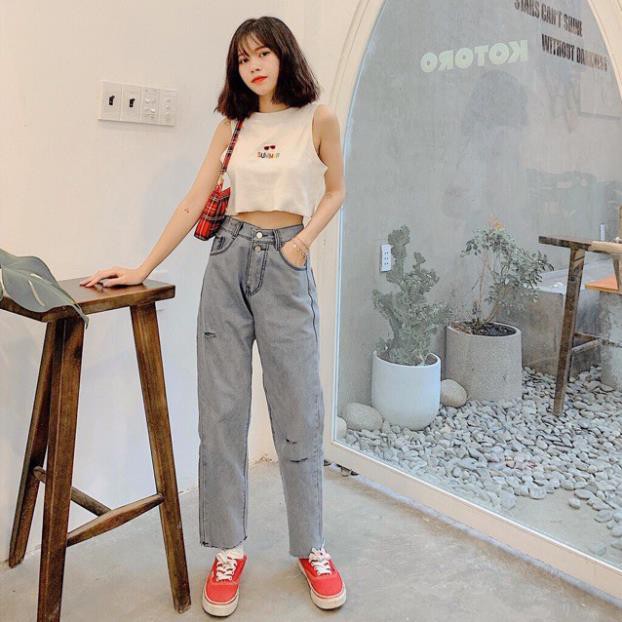 [XẢ KHO] Áo Croptop Body Sát Nách Ulzzang Sumer Hai Màu Trắng , Đen PQ00082 (ẢNH THẬT)