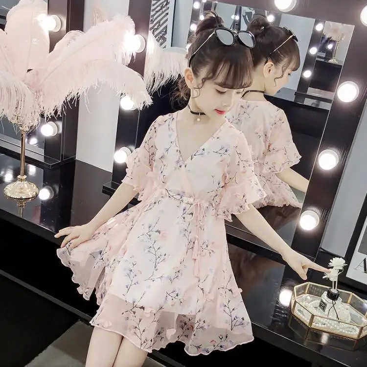 Đầm Công Chúa Xinh Xắn Thời Trang Hàn Quốc Cho Bé Gái Từ 3 Đến 4 Đến 5-6 Đến 7 Đến 8 Đến 9-10 Đến 11 Tuổi