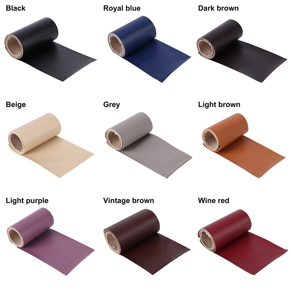 Băng Keo Dán Sửa Chữa Ghế Sofa/Đồ Nội Thất Bằng Chất Liệu Da Tự Dính Nhiều Màu Sắc