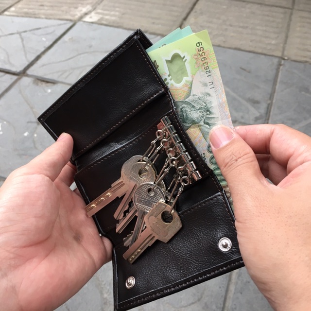 Ví da để chìa khoá - Bóp da đựng chìa khoá | BigBuy360 - bigbuy360.vn