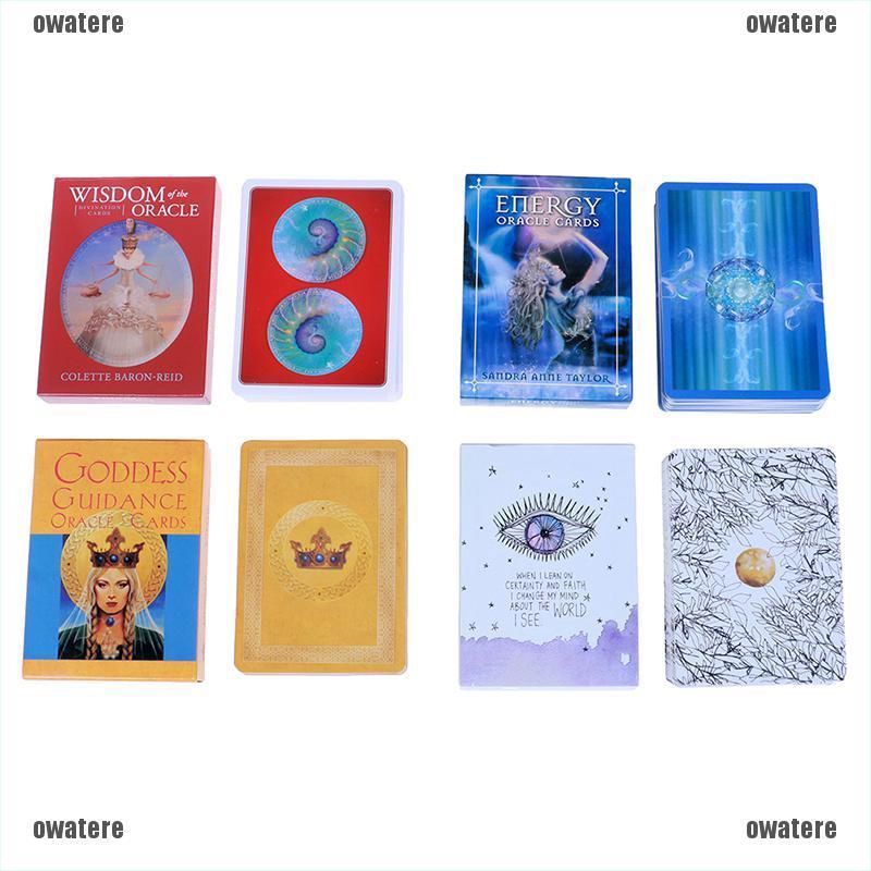 Bộ bài tarot chữ tiếng Anh trò chơi chiêm tinh học bói toán dự đoán tương lai