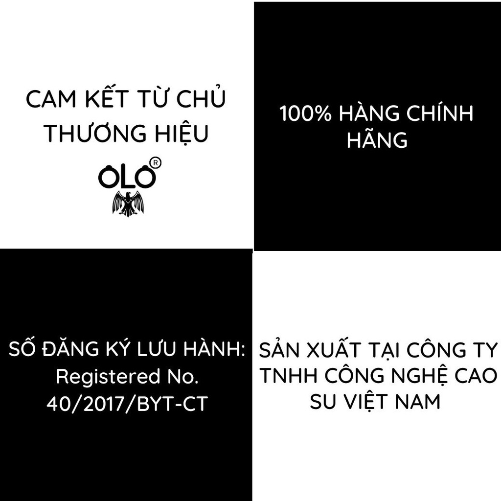 Bao cao su OLO Ultrathin & Cool  tinh dầu bạc hà 3 bao/hộp siêu mỏng chống tuột kéo dài thời gian