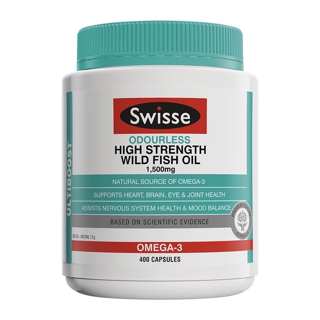 SWISSE WILD FISH OIL 1000MG(500v)/1500MG(400v)