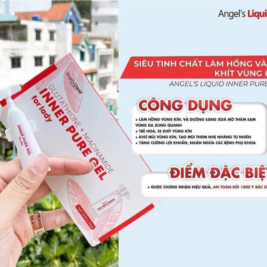 Gel Se Khít Làm Hồng Vùng Kín Angel's Liquid Inner Pure Gel - lẻ 1 ống