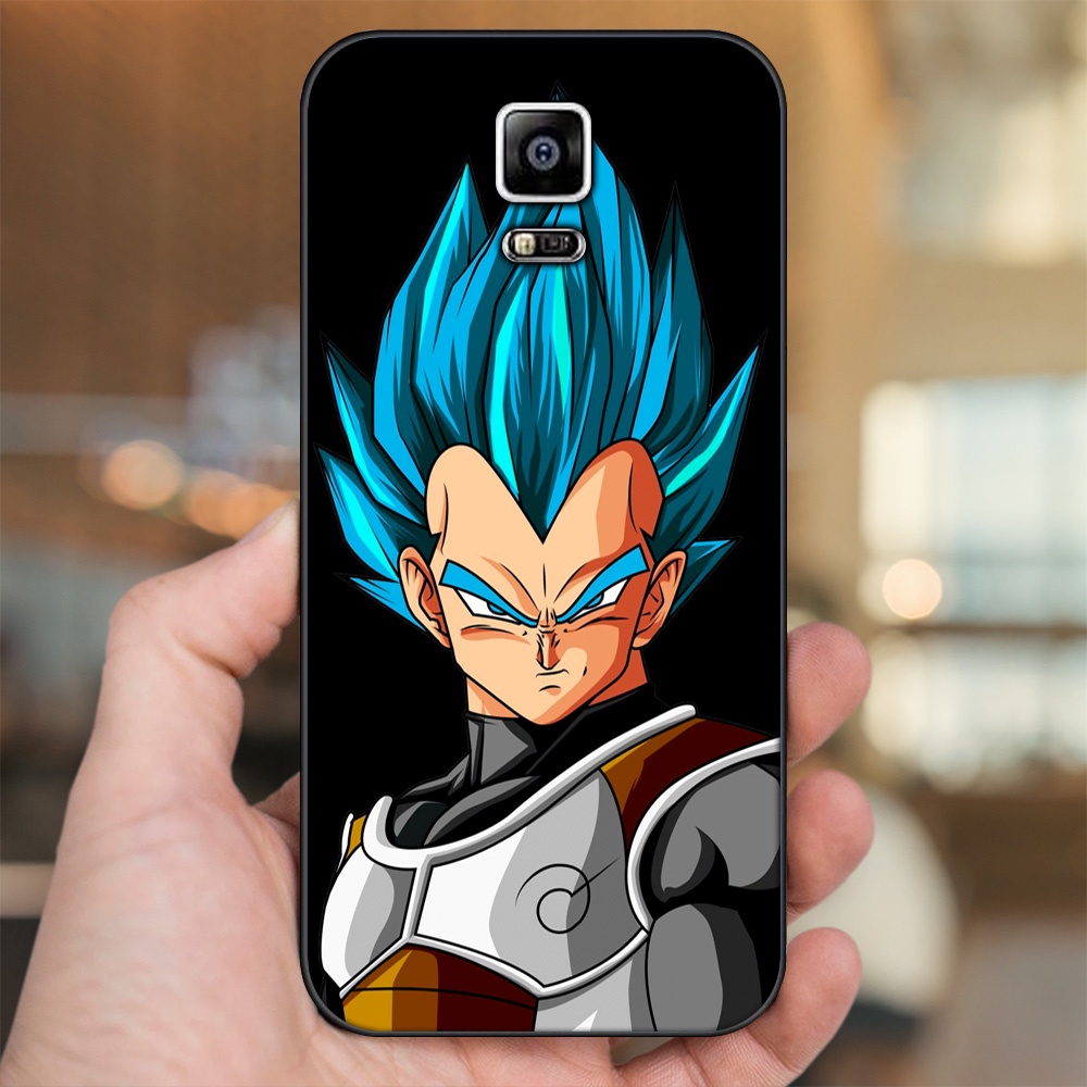 Ốp lưng Samsung Note 4 viền đen in hình Vegeta Dragon Ball