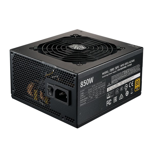 Nguồn máy tính Cooler Master MWE GOLD V2 FM  850W ( 80 Plus Gold/Màu Đen/Full Modular)