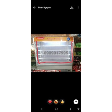 Rèm ngăn lạnh tủ mát tự cuốn ngang 1.8x1.5 cao