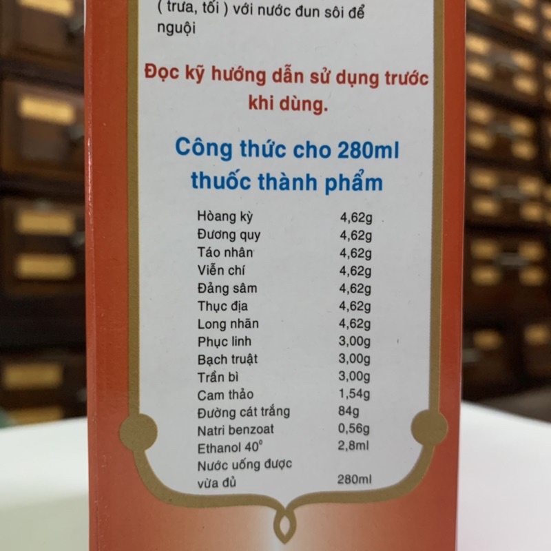 Bổ Tâm Ninh Thần - Phước Thiên - Cao Lỏng 280 ml