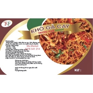 500g KHÔ GÀ CAY LÁ CHANH