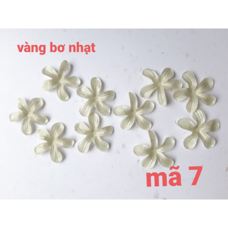 set 10 cánh hoa vải các màu