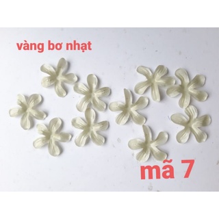Set 10 cánh hoa vải các màu