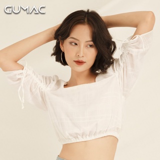 Áo croptop rút tay AA817 GUMAC
