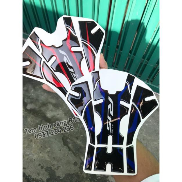 Tem xương cá dán bình xăng R15