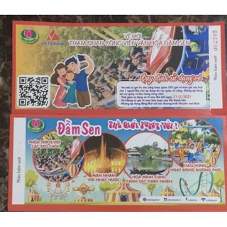 HCM [Voucher] Vé Vào Cổng hơn 30 Trò Chơi tại Công Viên Văn Hóa Đầm Sen