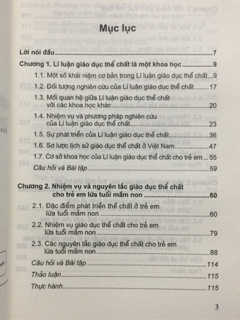 Sách - Giáo trình Lí luận và phương pháp giáo dục thể chất cho trẻ em lứa tuổi mầm non