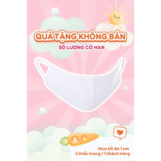 Set 2 chiếc Khẩu trang màu sắc ngẫu nhiên Rabity 2100 (quà tặng không bán)