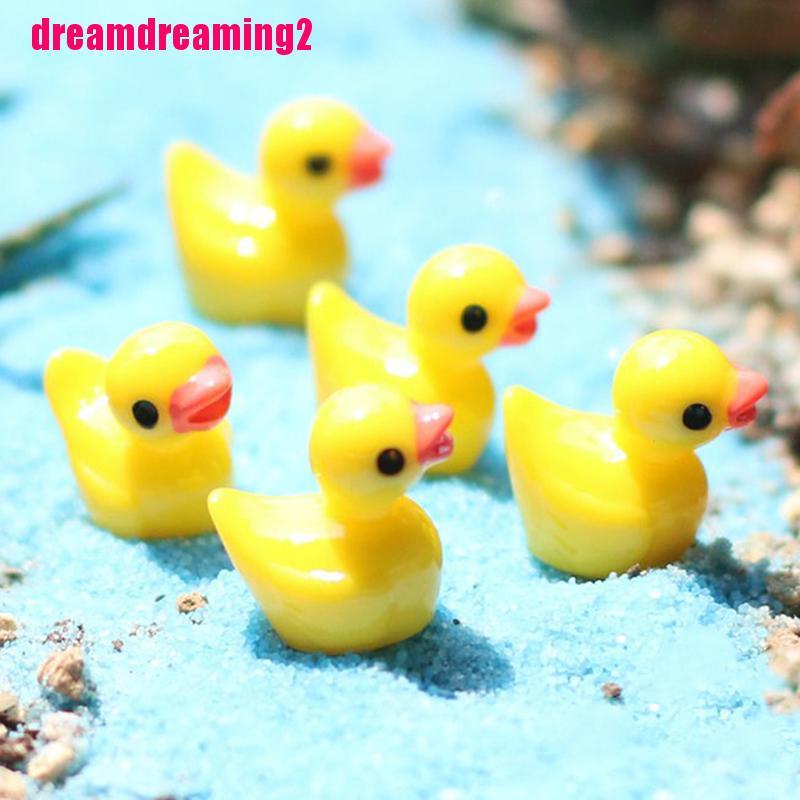 Bộ 10 Vịt Nhựa Trang Trí Với Nhỏ