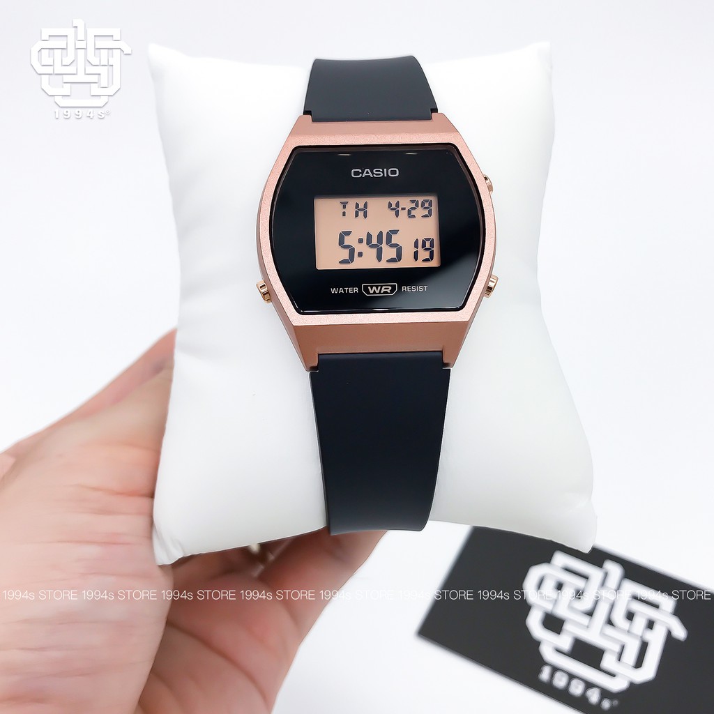 Đồng hồ nam/nữ Casio LW-204-1A dây nhựa chống nước 50m, hàng chính hãng