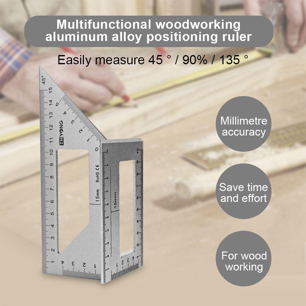 Thước Đo Góc Đa Năng Bằng Hợp Kim Nhôm Chuyên Dụng Làm Mộc
