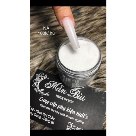 Bột clear,trong, trắng, trắng đục, nature, nature nhũ, đục đắp móng mỹ, đắp hoa hũ 10g