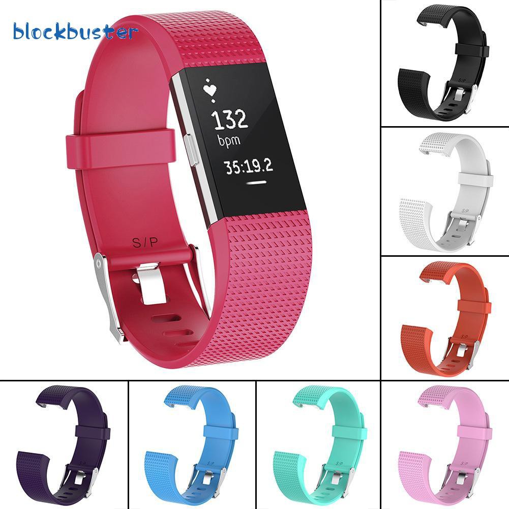 (hàng Bán Chạy) Dây Đồng Hồ Thể Thao Bằng Silicone Mềm Đáng Yêu Cho Fitbit Charge 2