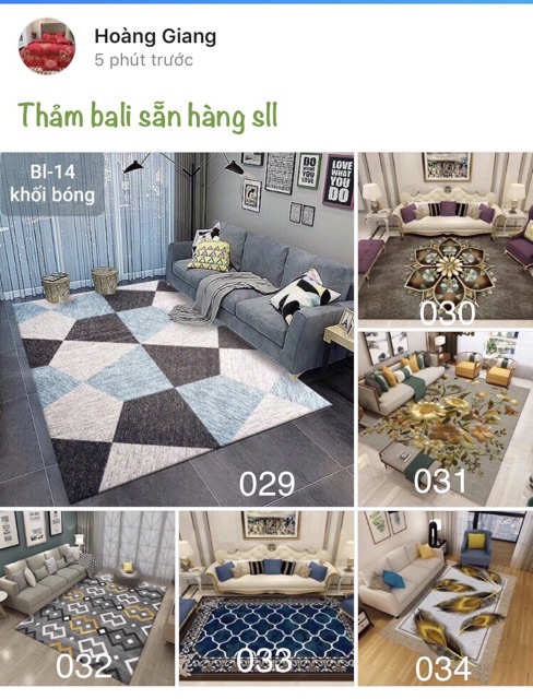 [ Siêu Sale ] Thảm lì BALI 5D hoàng gia cao cấp hàng loại 1