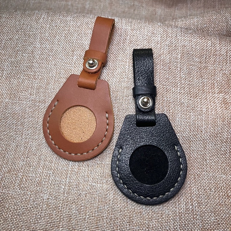 Bao da thật móc khoá Airtag case