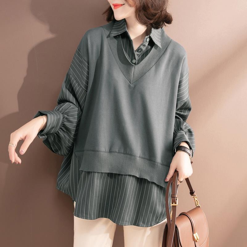 Áo Sơ Mi Dài Tay Plus Size Cho Nữ