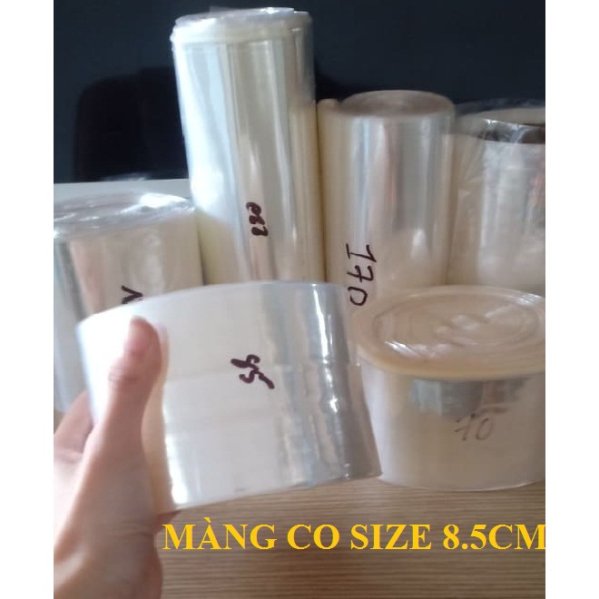 SIZE TỪ 5,5CM ĐẾN 9,5CM MÀNG CO LOẠI XỊN- HÀNG CHUẨN - MÀNG CO BỌC MỸ PHẨM- BỌC NẮP CHAI...