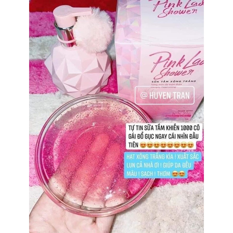 Sữa tắm xông trắng Pinklady