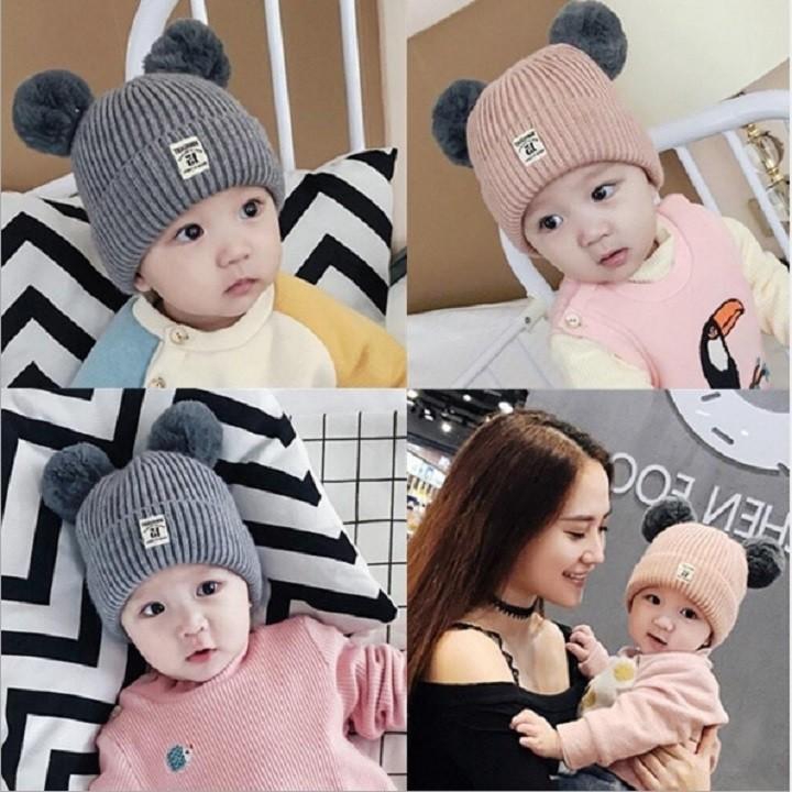 mũ len quả bông số 15 dày dặn ko kèm khăn