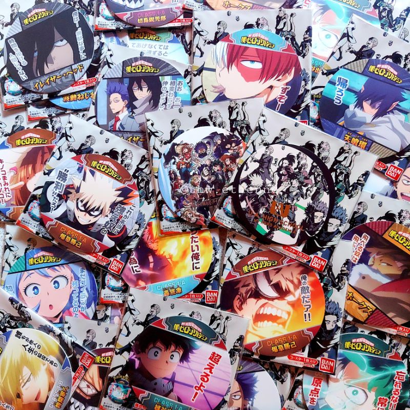 Tổng hợp lót ly giấy My Hero Academia MHA/Học viện siêu anh hùng chính hãng BANDAI