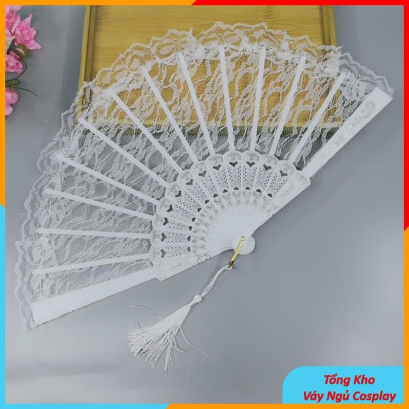 Quạt Ren Cosplay Sexy, Phụ Kiện Chụp Ảnh Cosplay Cổ Trang | BigBuy360 - bigbuy360.vn