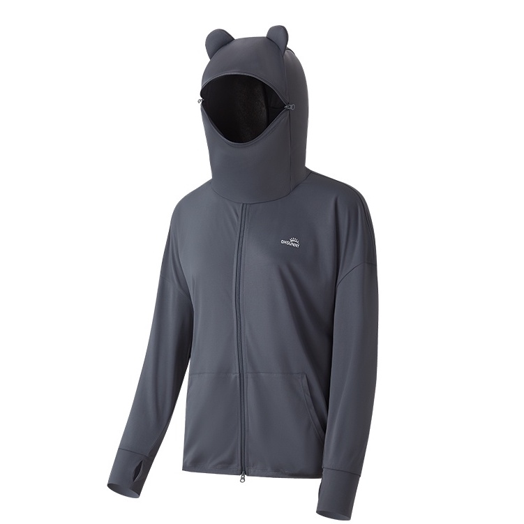 Áo khoác OhSunny chống nắng có mũ trùm đầu chống tia cực tím UPF50+ hình tai gấu thời trang mùa xuân hè