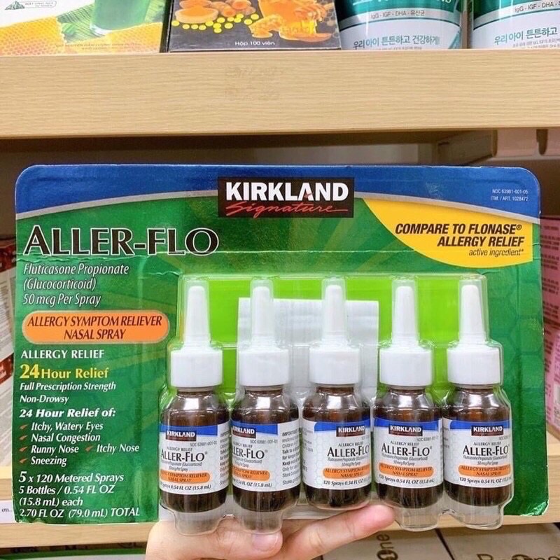 XỊT MŨI DỊ ỨNG KIRKLAND ALLER-FLO CỦA MỸ