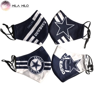 Set 2 Khẩu trang thể thao cao cấp in logo cho trẻ em và người lớn - Khẩu trang vải thời trang 3 lớp